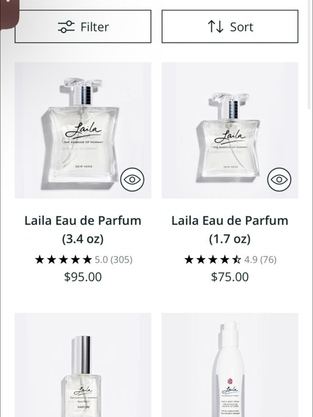 Laila The Essence of Norway by Geir Ness Fragrance Disney Norway Epcot 3.4 oz - Picture 4 of 4